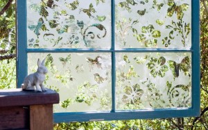 Learn to etch a garden window. Upcycle a flea market window by etching it with etch cream. We'll show you how!